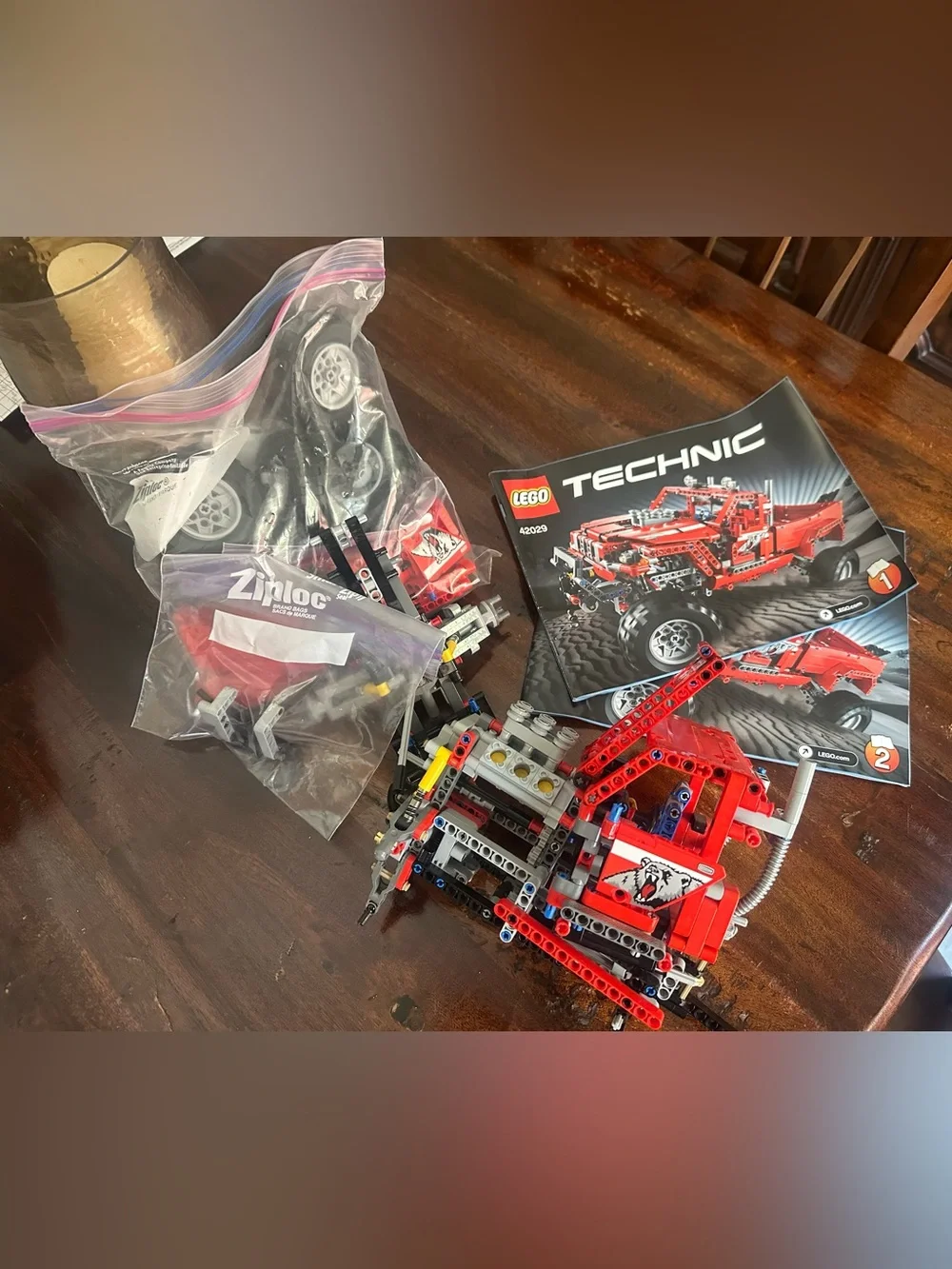 LEGO Technic Customized Pick Up Truck - model 42029